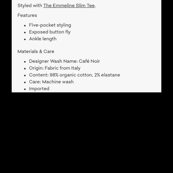 Aritzia-Denim Forum- The Yoko High Rise Slim - Picture 11 of 11